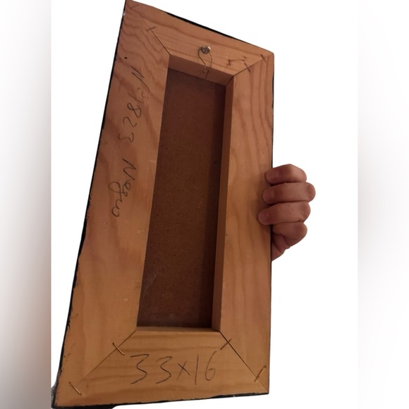 Vintage matador bull fighter ad print on wood art wall hanging conquistador - Picture 3 of 5